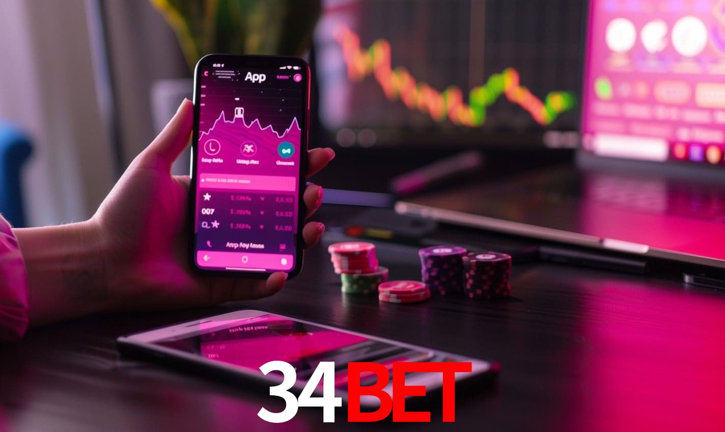 Recursos Exclusivos do App 34BET - Modo Offline, Login Biométrico